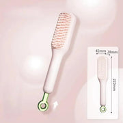 Self-Cleaning Hair Brush for Tangle-Free Grooming
